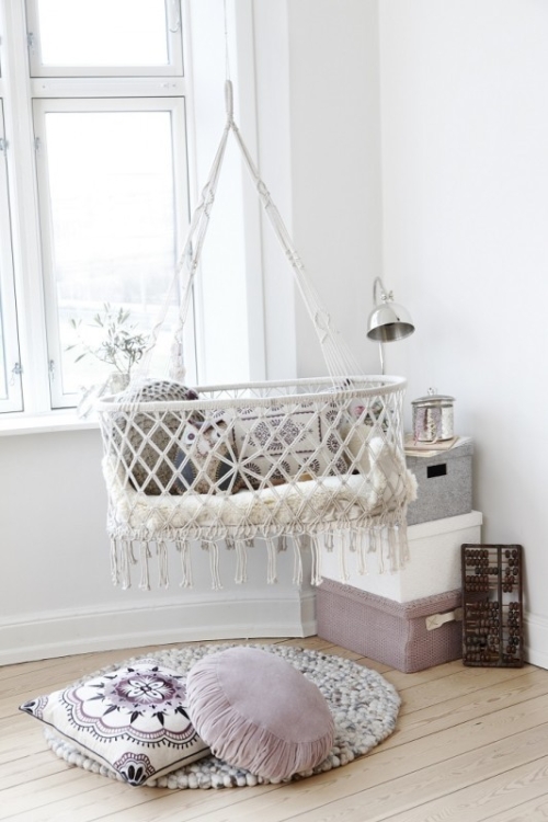 hanging bed for a baby