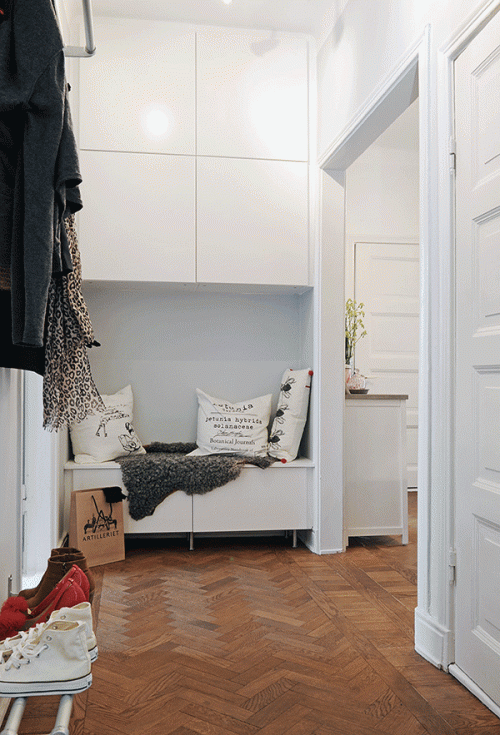 scandinavian entryway