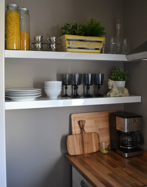 kitchen shelves