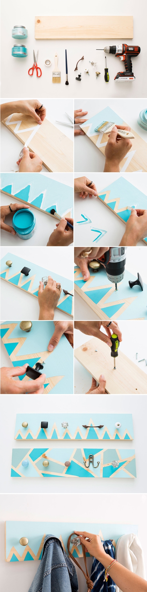 DIY clothes hanger