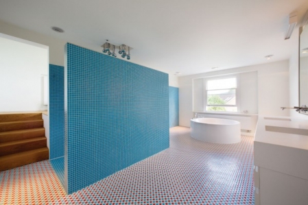 blue mosaic tiles 