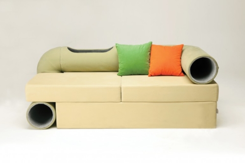sofa pritaikyta katėms