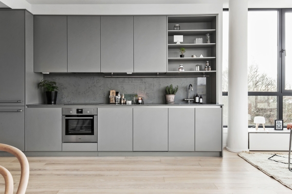 grey kitchen furniture