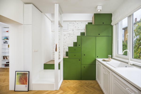 green in the kitchen