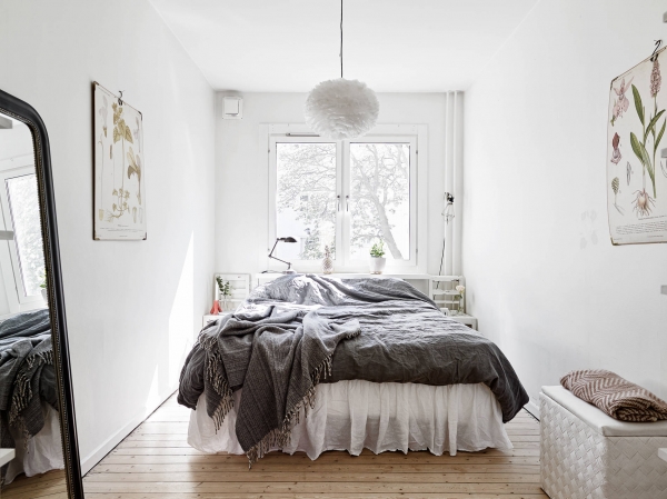 scandinavian bedroom