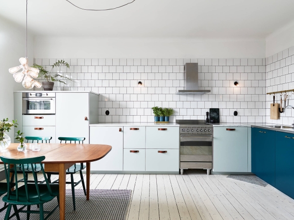 leather knobs kitchen