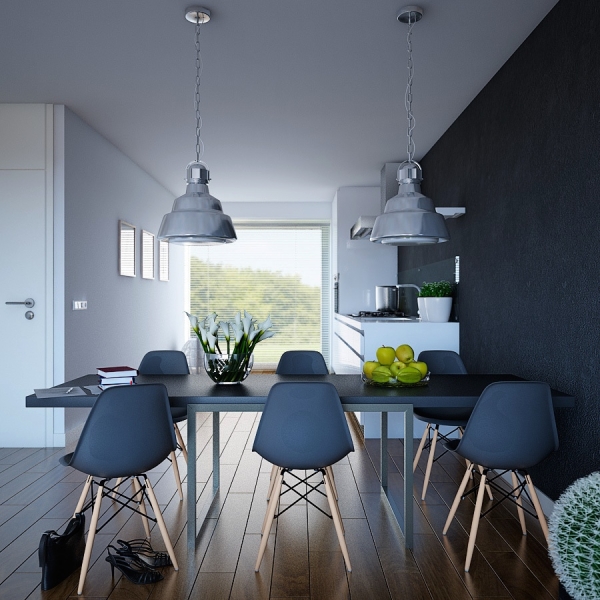 dark blue interior 