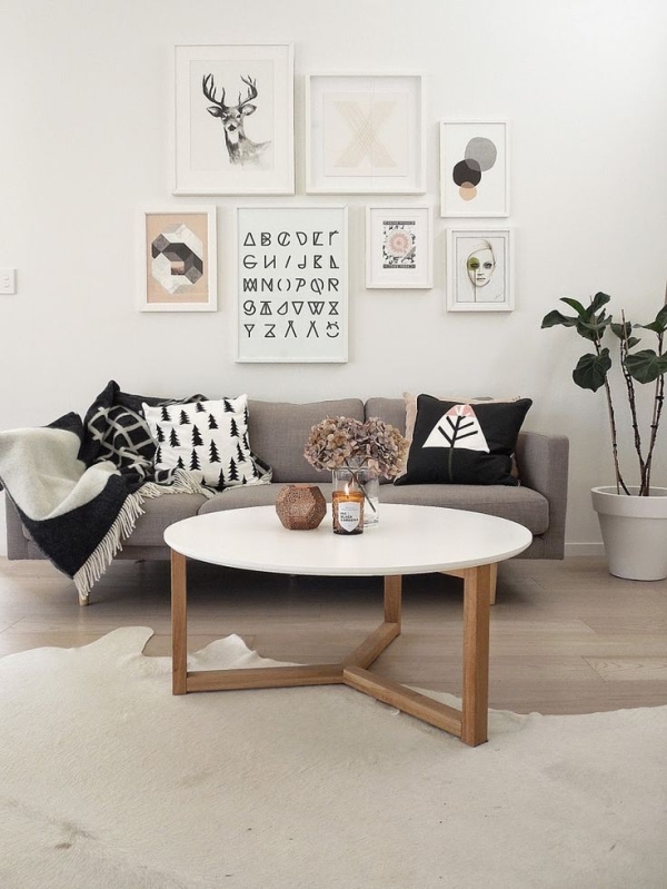 scandinavian living room pictures