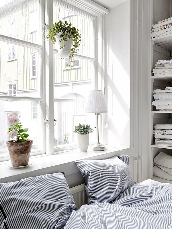 window over the bed