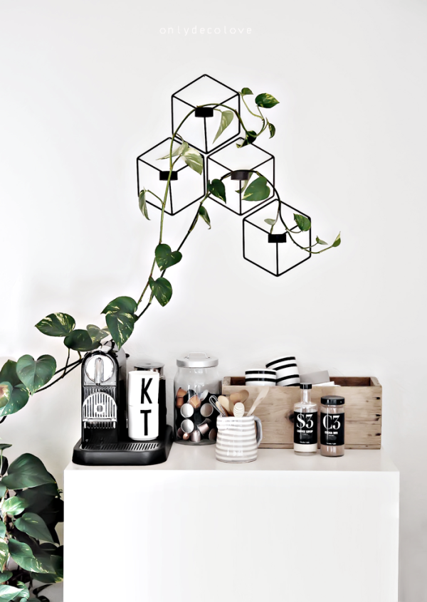 cosy corner for making coffee