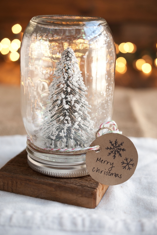 christmas tree in a jar