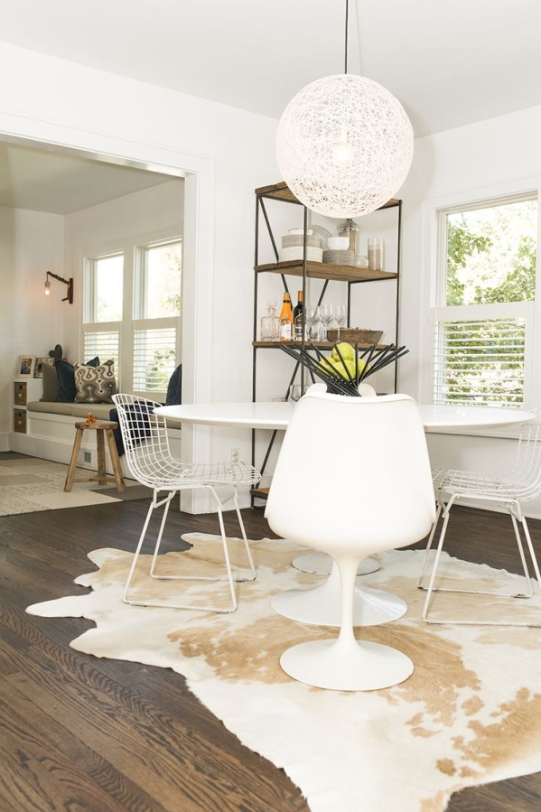 cowhide carpet  interior