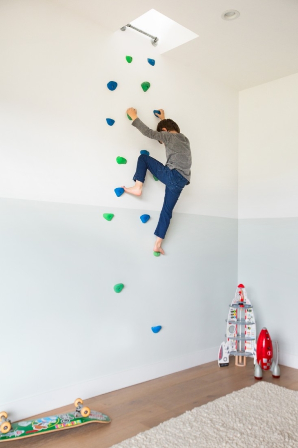 climbing boy