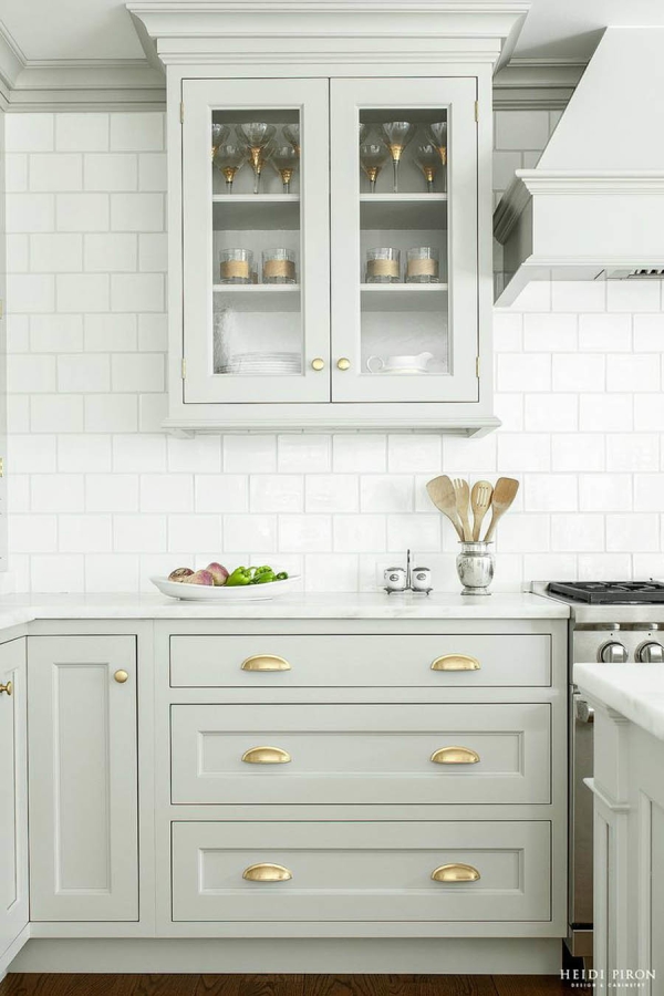 light grey kitchen cabinets