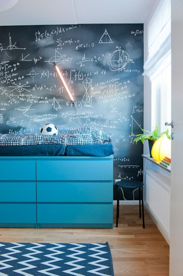 blue teen's room