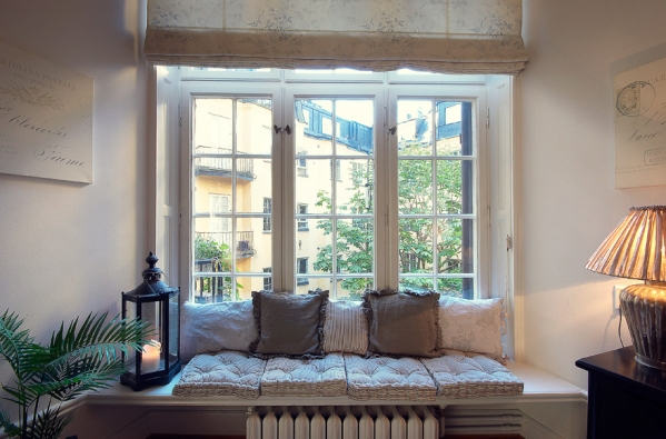 seated windowsill