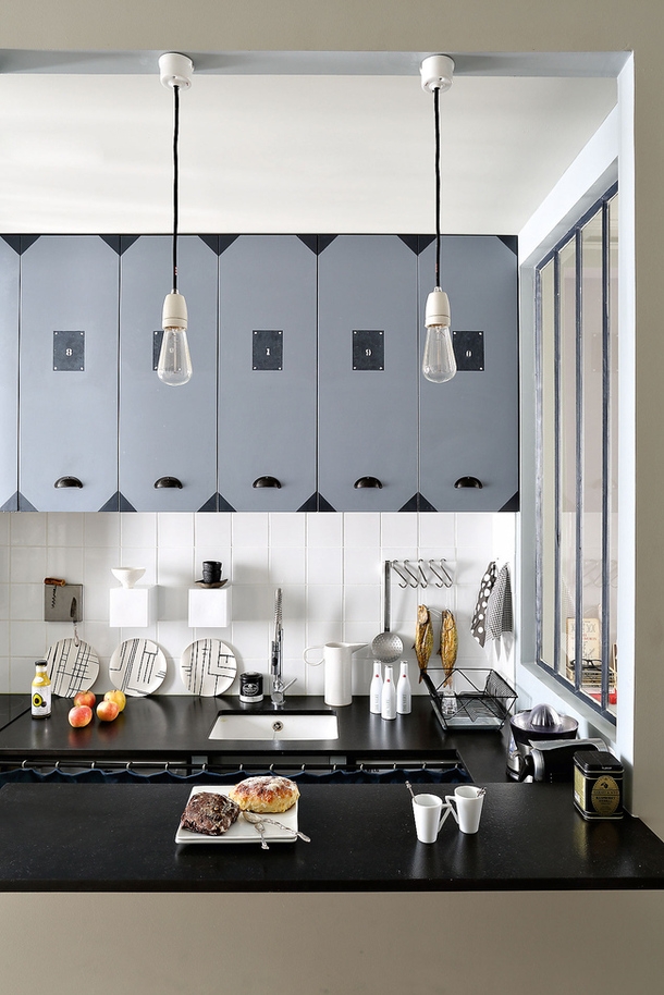 industrial style kitchen