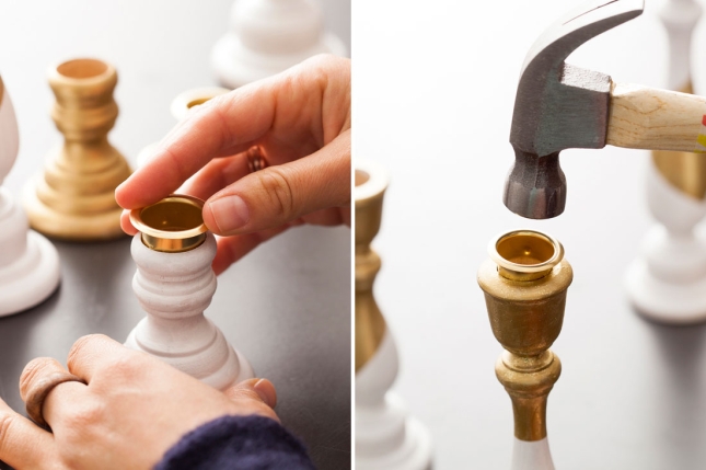 candle holder DIY