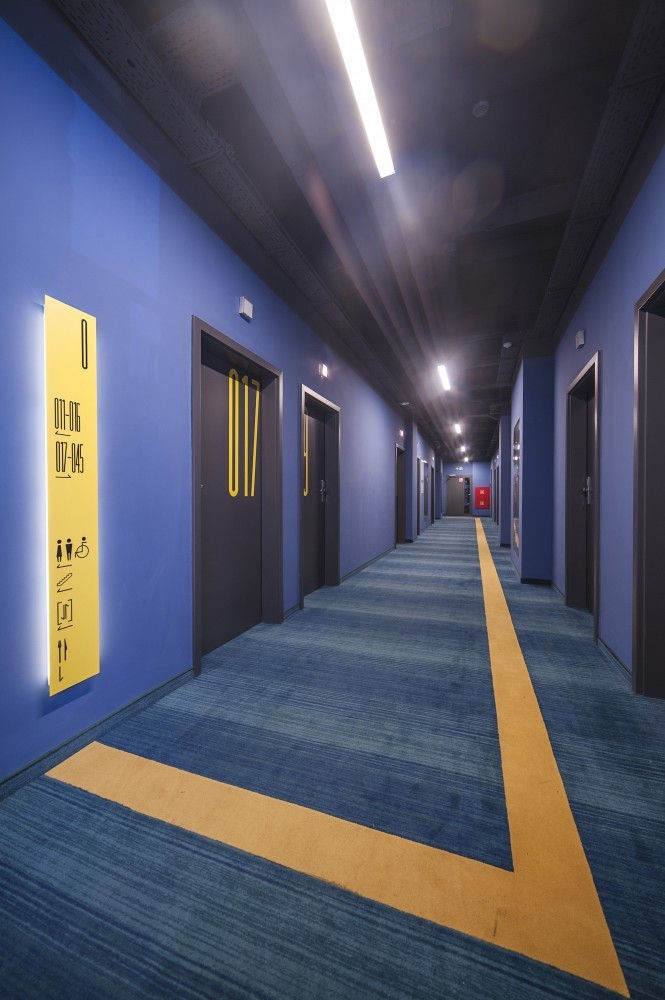 blue corridor