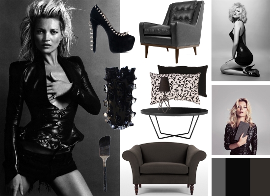 kate moss black