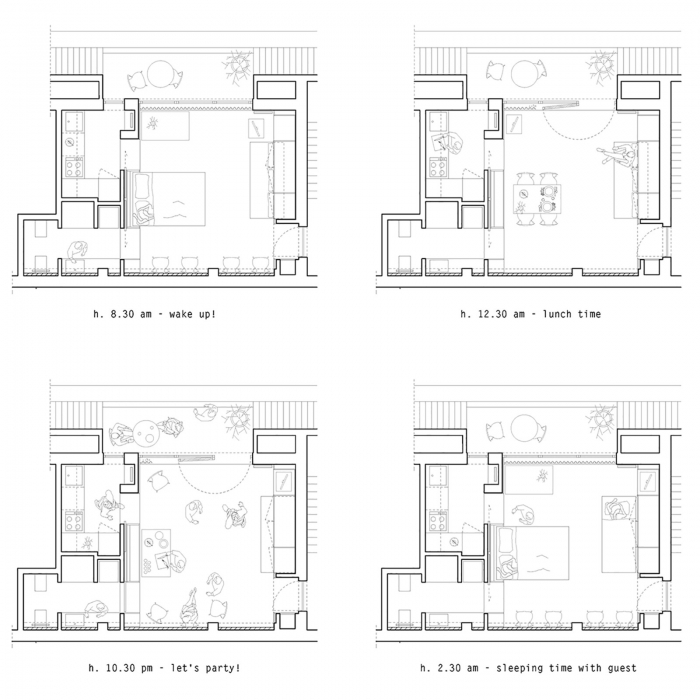 small apartment layout