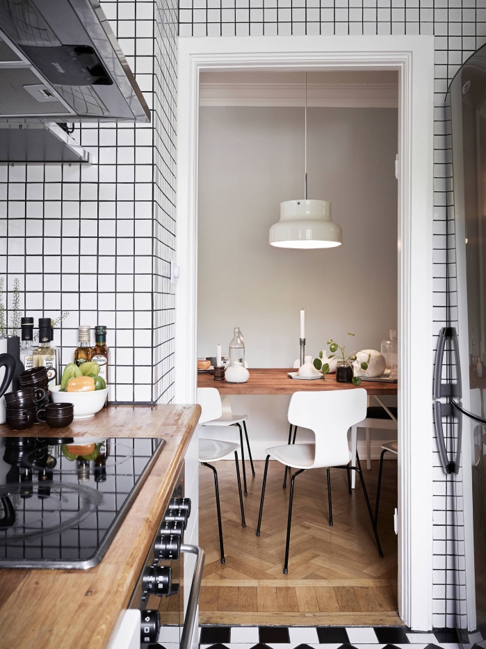 scandinavian style kitchen